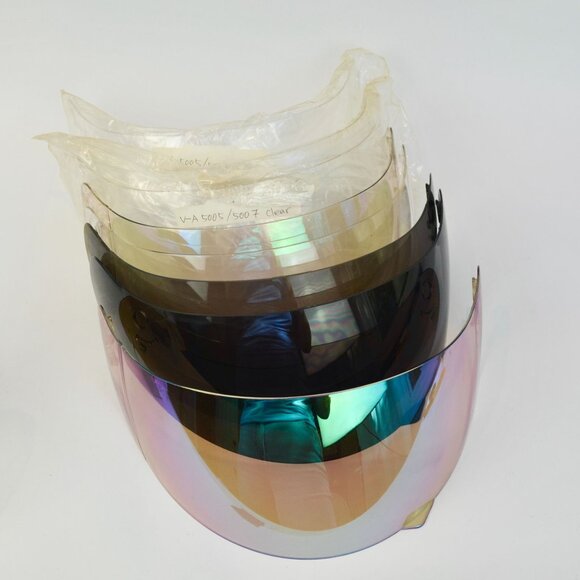 Lot NOS Motorcycle Snowmobile Helmet Face Shield Visors Clear & Tinted V-A 5005 - Picture 2 of 5